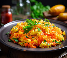 Carrot rice
