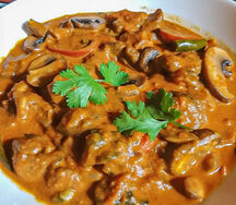 Panner mushroom masala Indian style