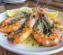 Lemon & Garlic Prawns