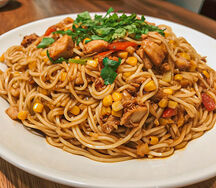 Chicken noodles