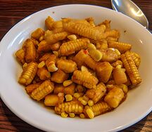 Baby corn manchurian