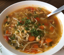 Veg manchow soup