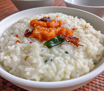 Curd rice with pickles