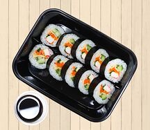 Кимпаб с крабовыми палочками