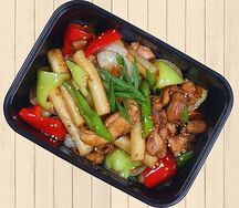 Токпокки с курицей и овощами