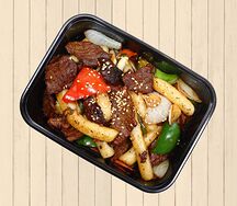 Токпокки с мясом и овощами