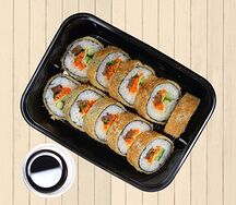 Жареный кимпаб с телятиной