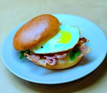 Egg and Bacon Roll
