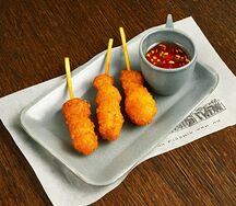 Mini Chicken Lollies 


