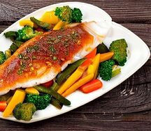 Healthy fish fillet