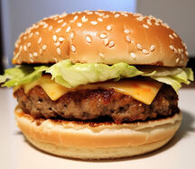 Beef burger banger