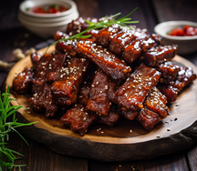 Sweet & sour beef riblets