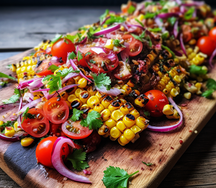 Grilled corn