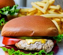 Chicken cheese burger