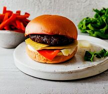 Beef cheese burger