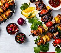 Shish kebab platter