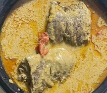 Sauce arachide au thon fumé