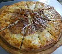Осетинский пирог с говядиной и грибами