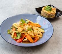 Sauté de poulet aux légumes