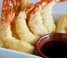 Crispy sea food tempura