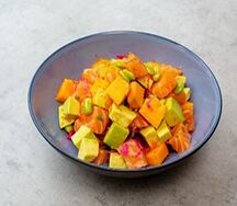 Poke salmon salvado