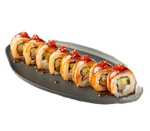 Tataki salmon rolls