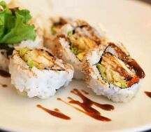 Salmon et tempura salmon wrap
