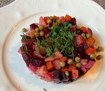 Винегрет с квашеной капустой