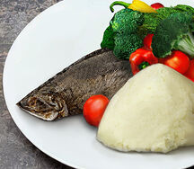 Nshima & dry fish