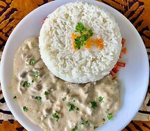 Sauce blanche aux champignons