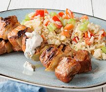 Brochettes de porc