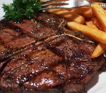 T-bone Steak and Chips