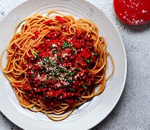Spaghetti bolognese