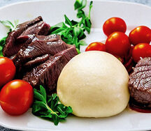 Nshima With Beef
