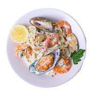 Pasta Ala Cream Seafood