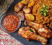 Jollof & Fried Rice Combo