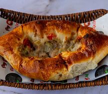 Мини пицца с фаршем