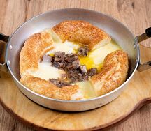 Симит омлет с мясом