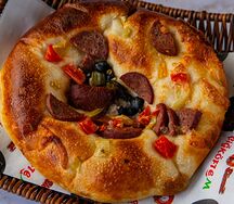 Мини пицца суджуком