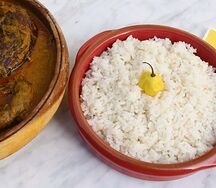 Riz sauce graine