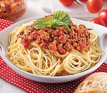 Spaghettis à la viande hachée