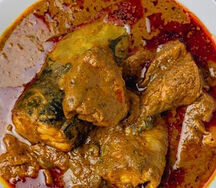 Foutou banane sauce Graines machoiron