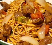 Spaghettis rouge rognon