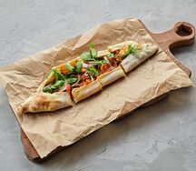 Пиде с курицей и грибами