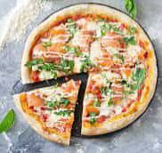 Pizza salmone