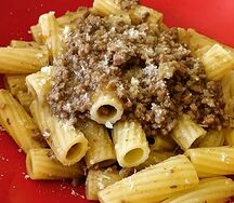 Macaronis al ragoût de veau