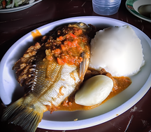 Nshima & boiled fish