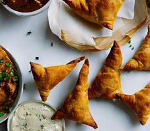 Chicken & Beef Samosas