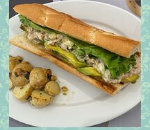 Tuna mayo baguette