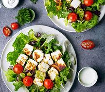 Halloumi salad